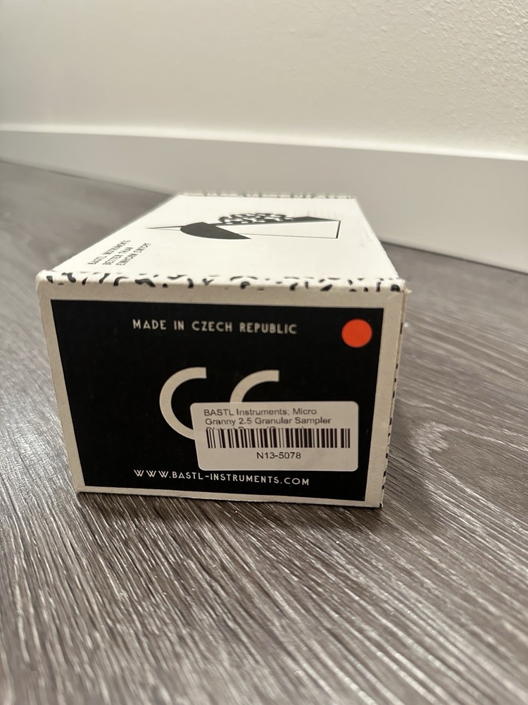 Bastl Microgranny 2.5 Granular Sampler Distant Raver Orange With Battery