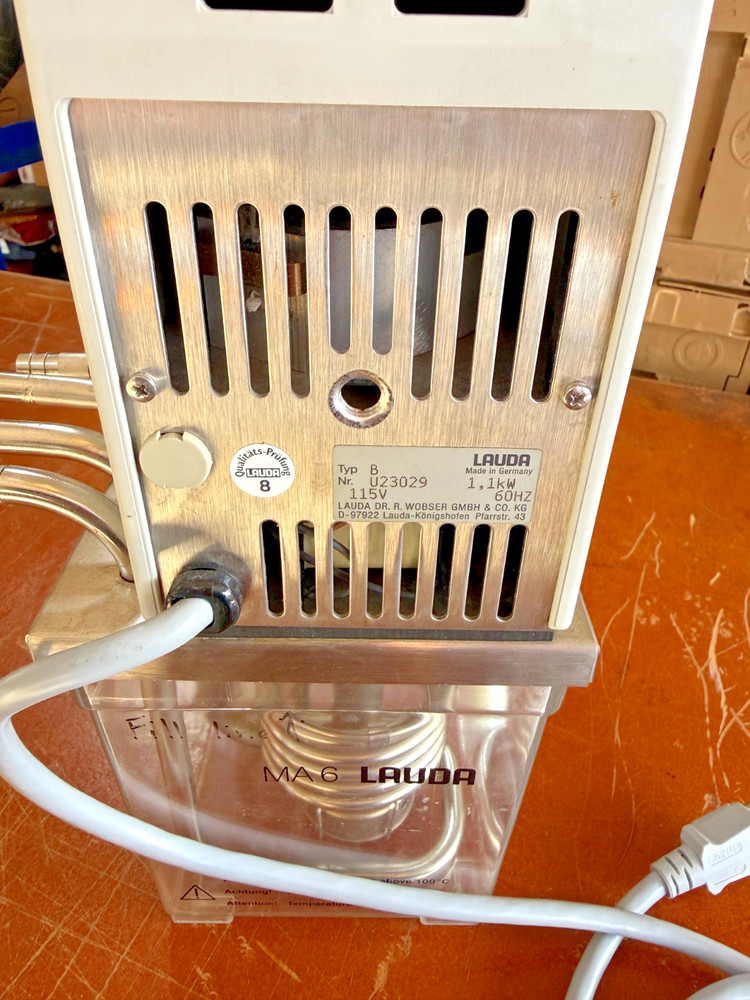 LAUDA Type B Immersion Circulator w/ Acrylic Bath Heated Water Bath Tested Heats