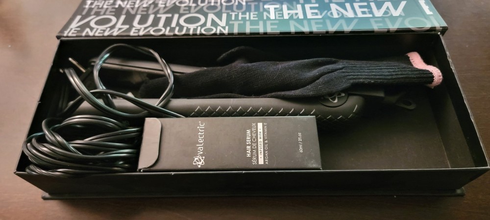 Evalectric Ultra Turbo Styler - 1.25" Ceramic Flat Iron - With Serum!