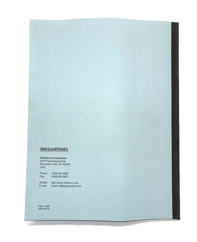 Rocktron Prophesy User Manual