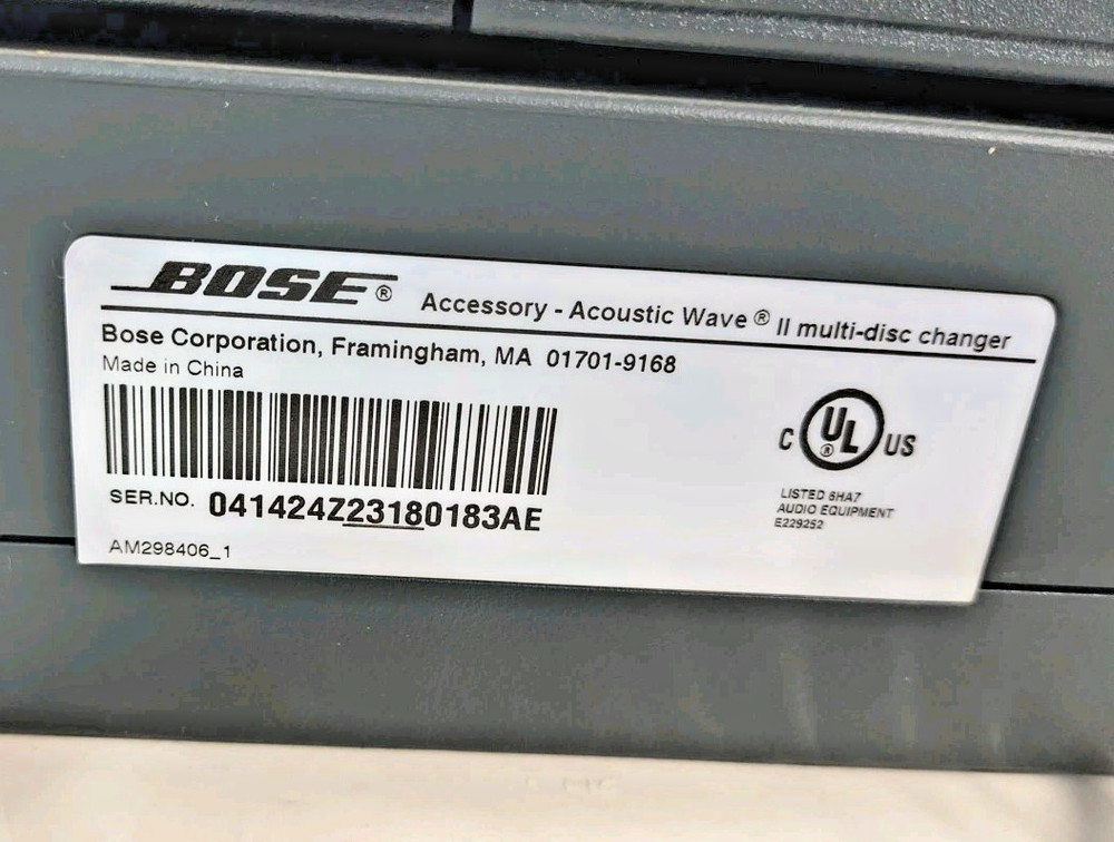 Bose Acoustic Wave Music System and 5-CD Multi Disc Changer II - Graphite Grey