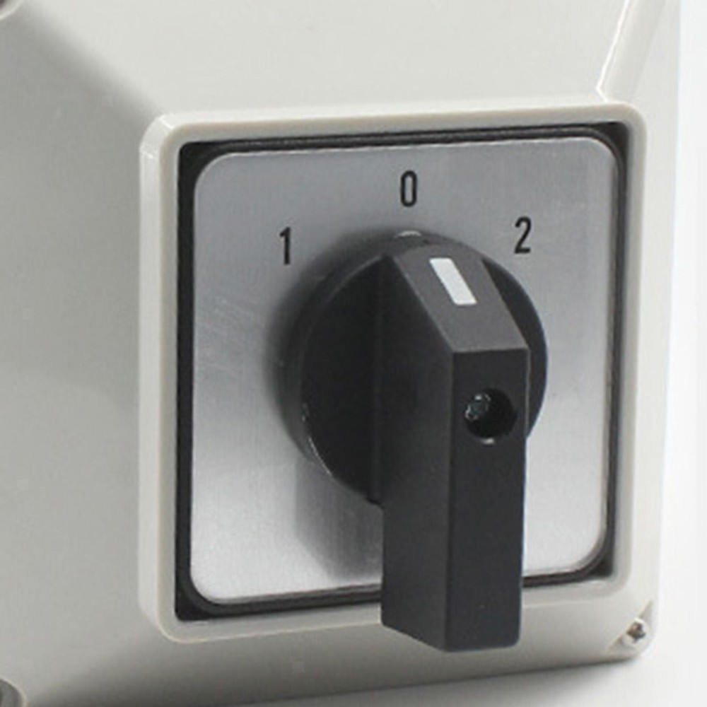 Changeover Switch Universal 3 Position Waterproof Base Box for Power Switch