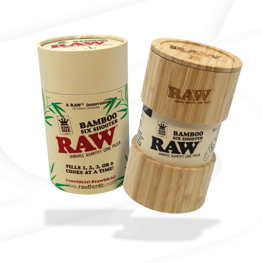 RAW Bamboo Six Shooter | King Size