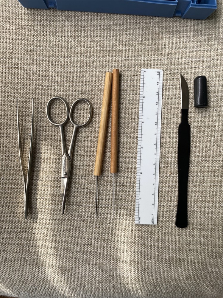 Vintage Clay Adams Dissection Kit for Science Class- Science instruments