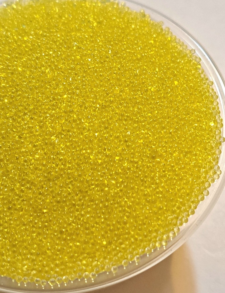 Glass Microbeads for Arts & Crafts - Yellow