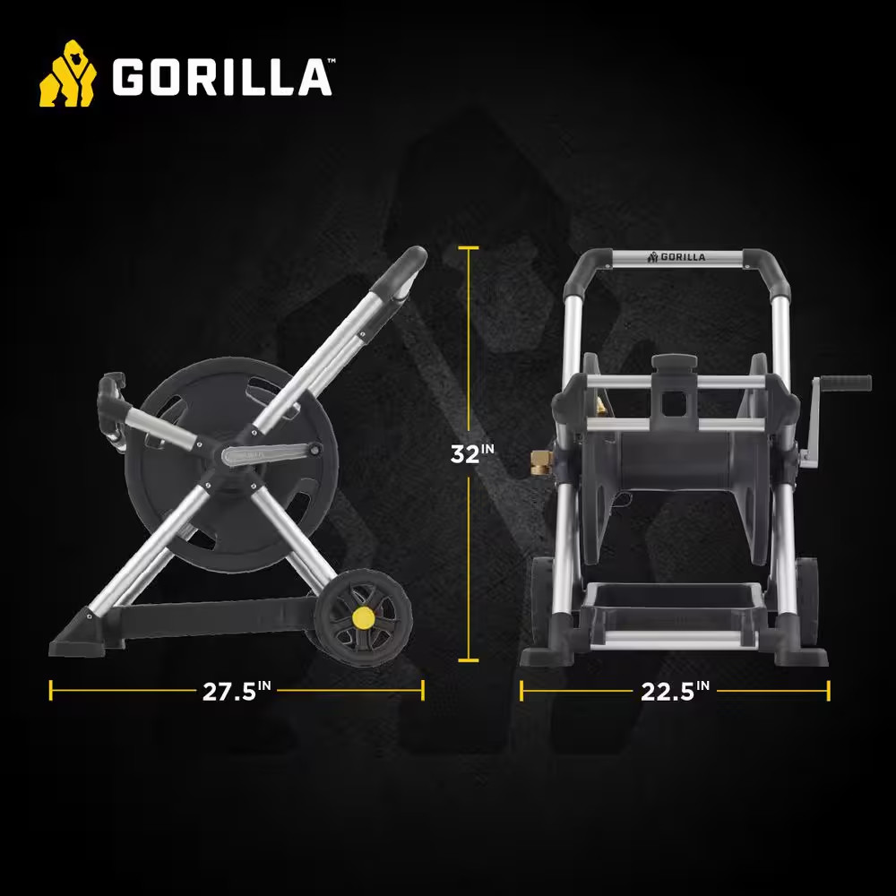 200 Ft. Aluminum Zero Rust Premium Mobile Hose Reel