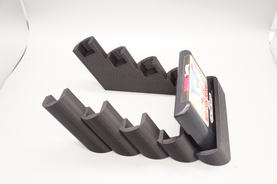 Custom Stack Display Holder for SEGA Genesis Cartridges *Holds 5*