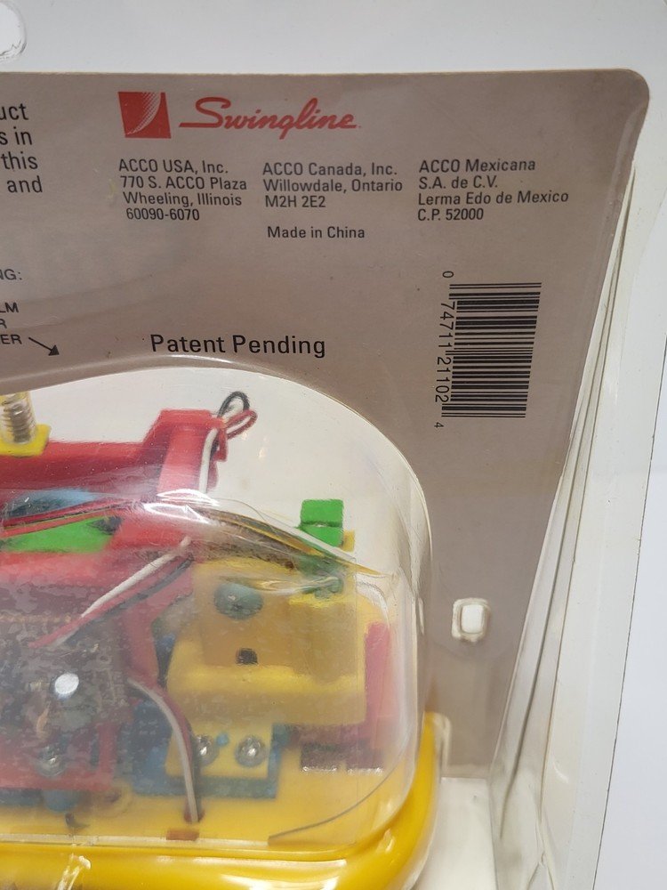 Swingline Electronic Stapling Machine Green Battery or AC Adapter Operated 21102