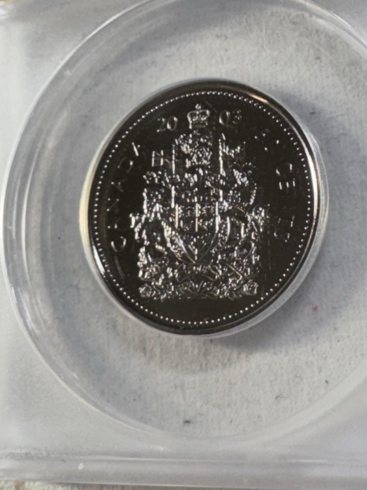 2003 Canada 50 Cents Graded MS 67 by ANACS