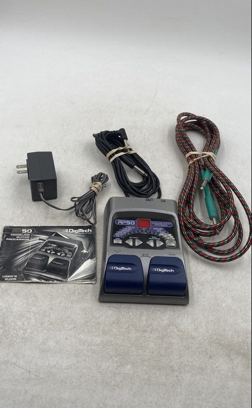 DigiTech RP50 Modeling Guitar Processor Effect Pedal With Manual