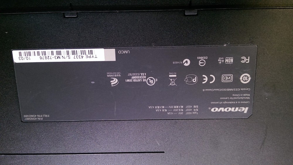 45N5887 Lenovo ThinkPad Mini Dock