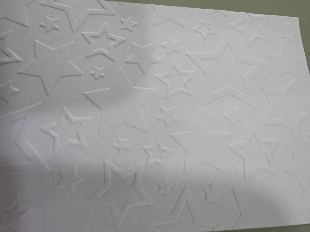 darice “stars” embossing folder - used