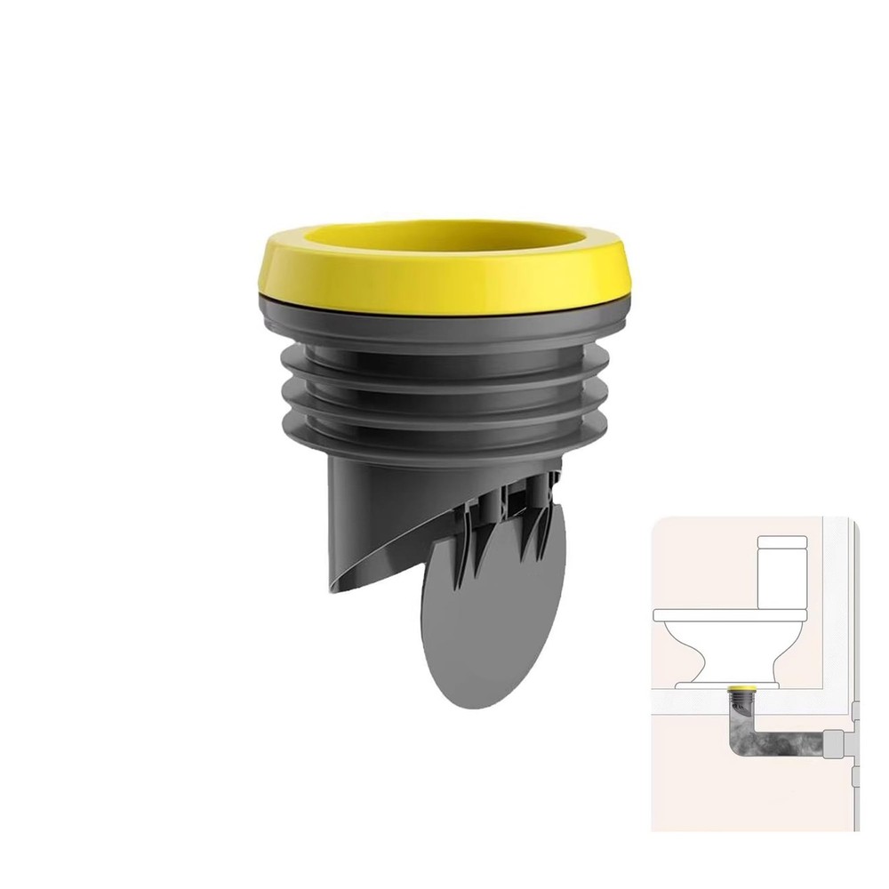 Toilet Flanges Wax Rings with Prevent Back Flow Valve, Upgrade The Thickened ...