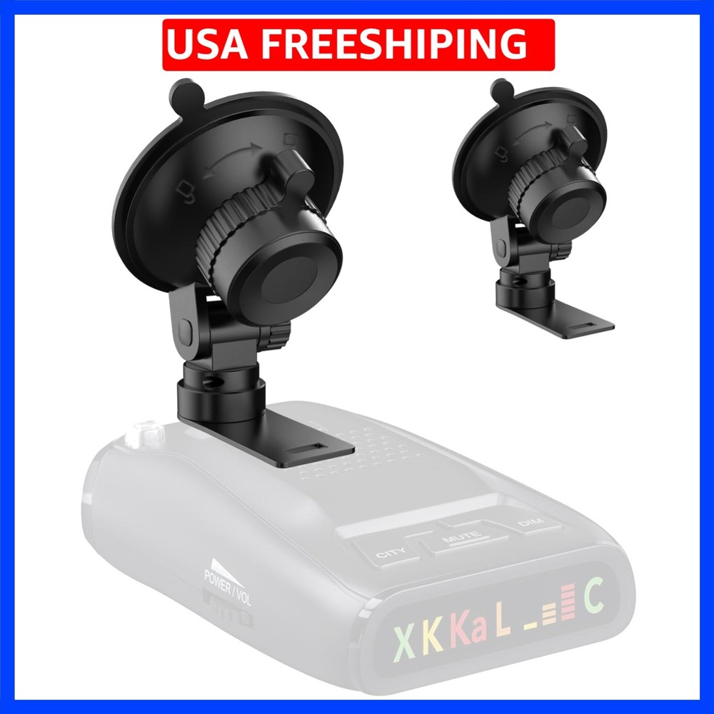 Radar Detector Mount,Car Windshield &Dashboard Suction Cup Bracket,Suitable f...