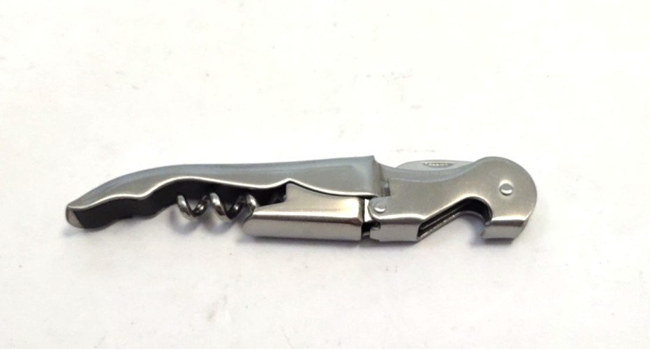 La Crema Corkscrew Wine Key Opener Silver