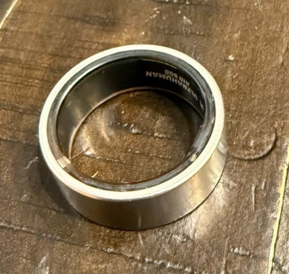 Ultra Human Ring AIR - Size 8 - Air Silver - UNTESTED - READ
