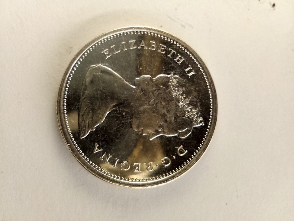 1966 - Canada - silver 25 cent coin - Canadian quarter