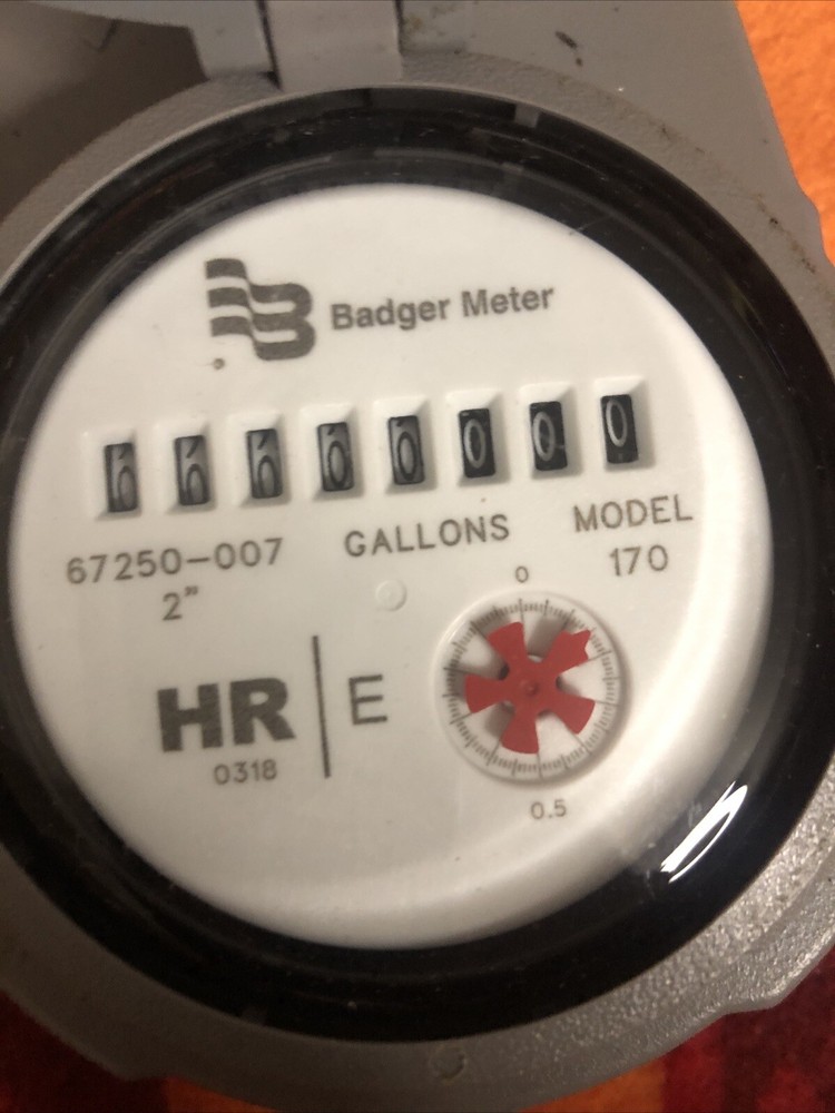 Badger meter HR E Model 170 ADE Absolute Encoder 2” Orion Transmitter