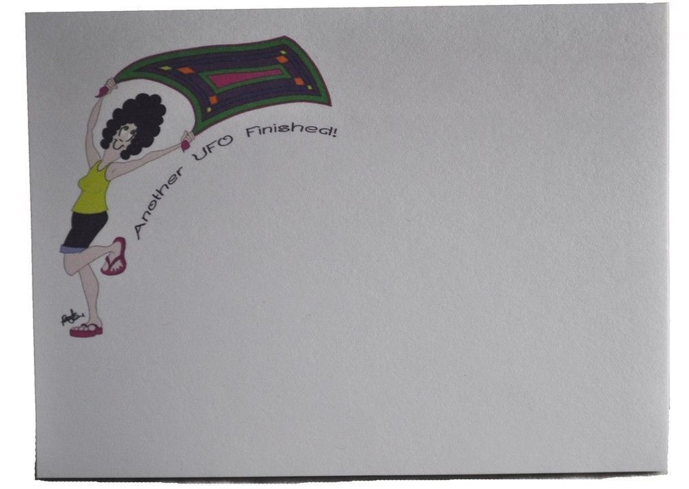 Another UFO Finished Sewing Themed Note Pad