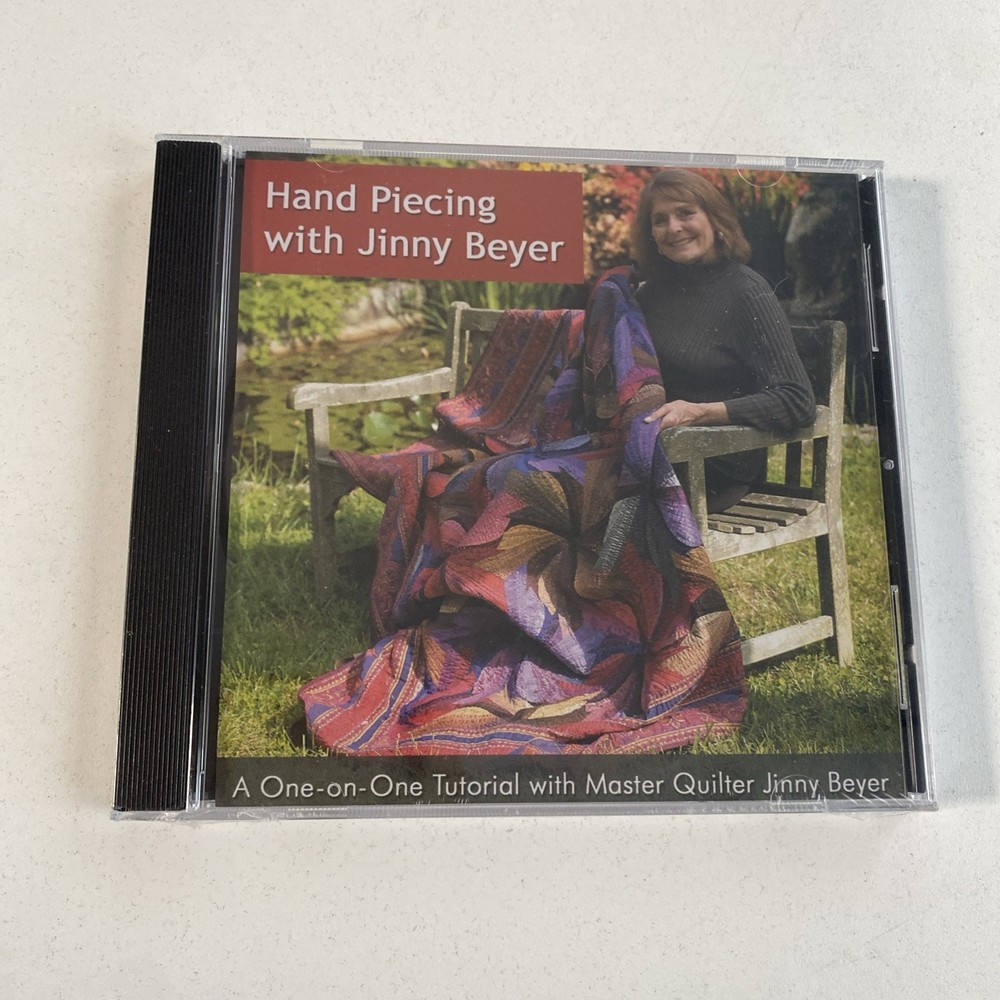 SEE NOTES - Sealed 2005 CD - PIECING WITH JINNY BEYER: A ONE-ON-ONE TUTORIAL