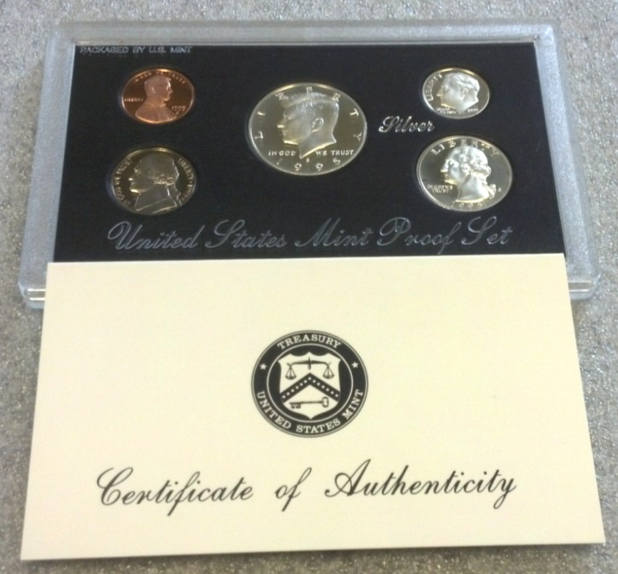 1995 US SILVER PROOF SET WITH OGP (3271)