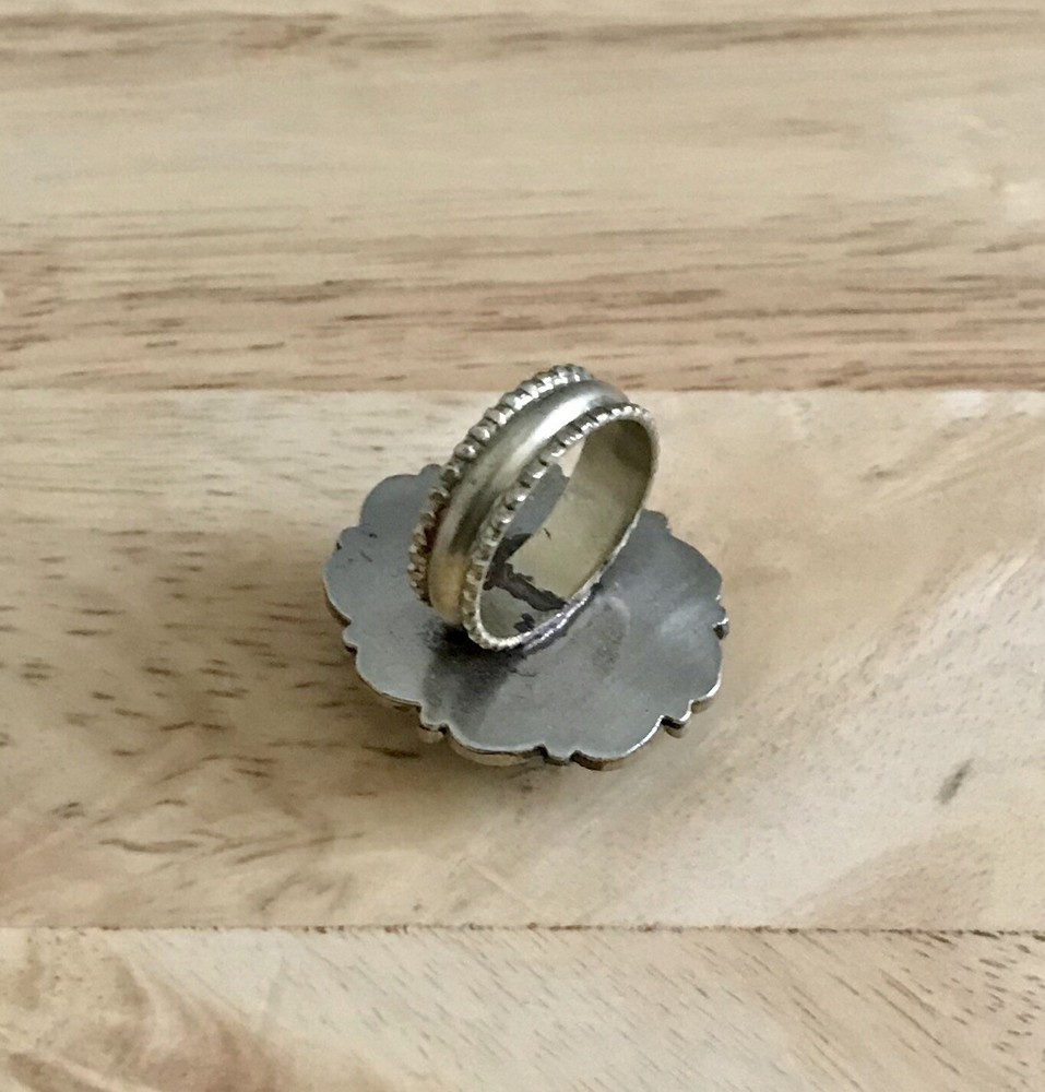 Turquoise Coral Ring