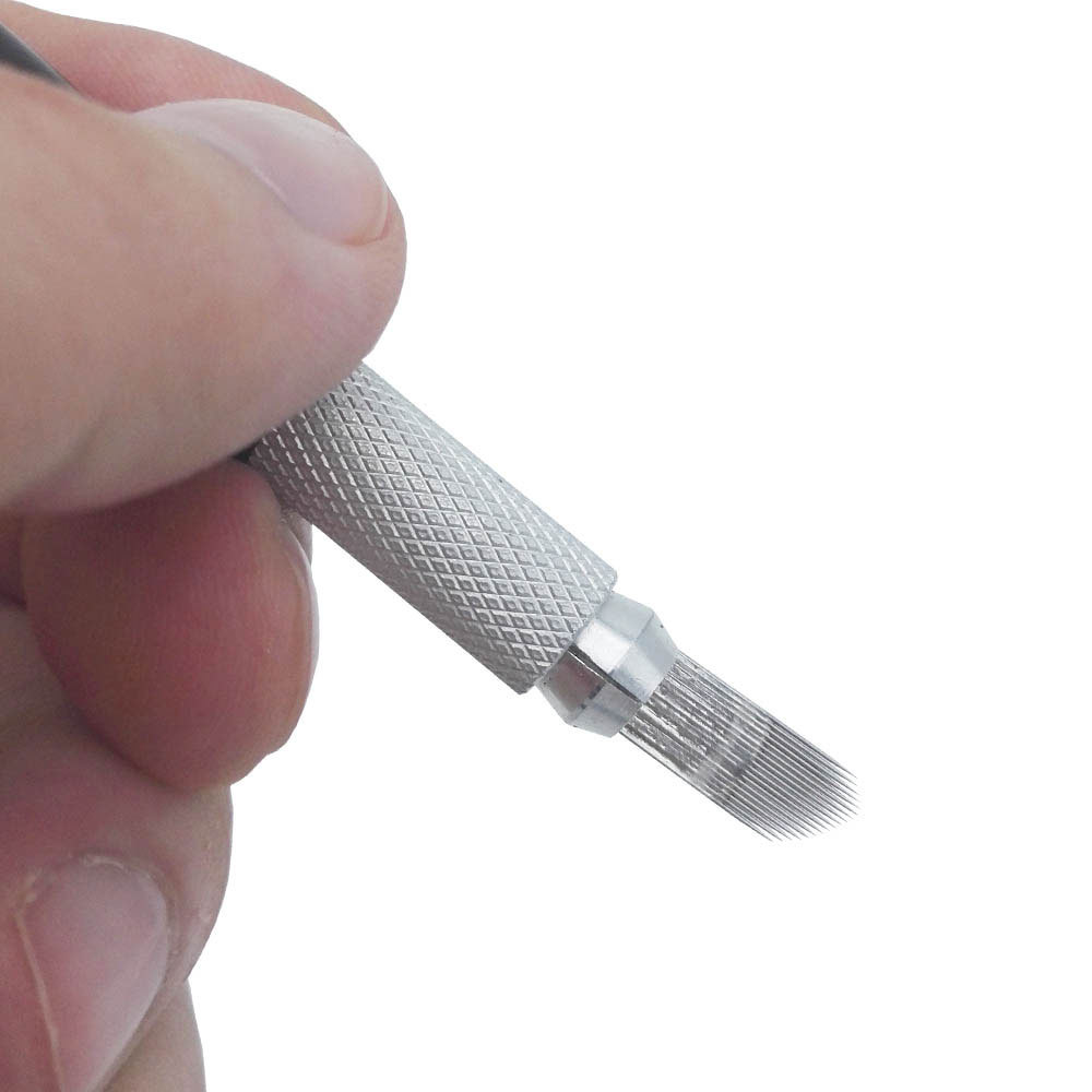 18 U Shape Chamfering Blade Microblading Permanent Makeup Eyebrow Tattoo Needles