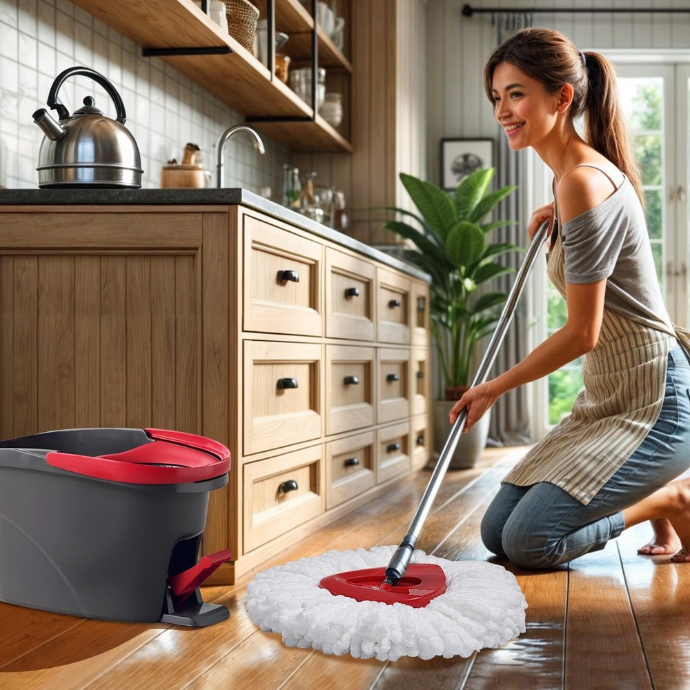 Mop Replacement Heads for O Cedar: Mop Replace Head Easy Wring Spin - Mop Hea...