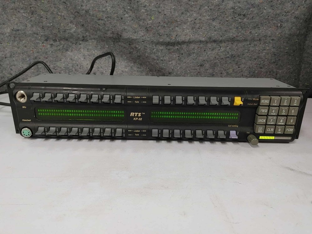 Telex RTS 90007656022 KP-32 Professional Broadcast Intercom Control Panel