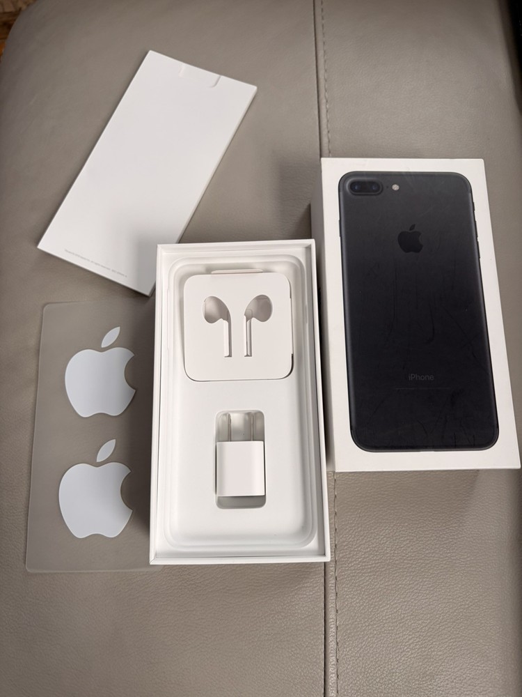 EMPTY BOX ONLY for  Apple iPhone 7 Plus Black 32GB
