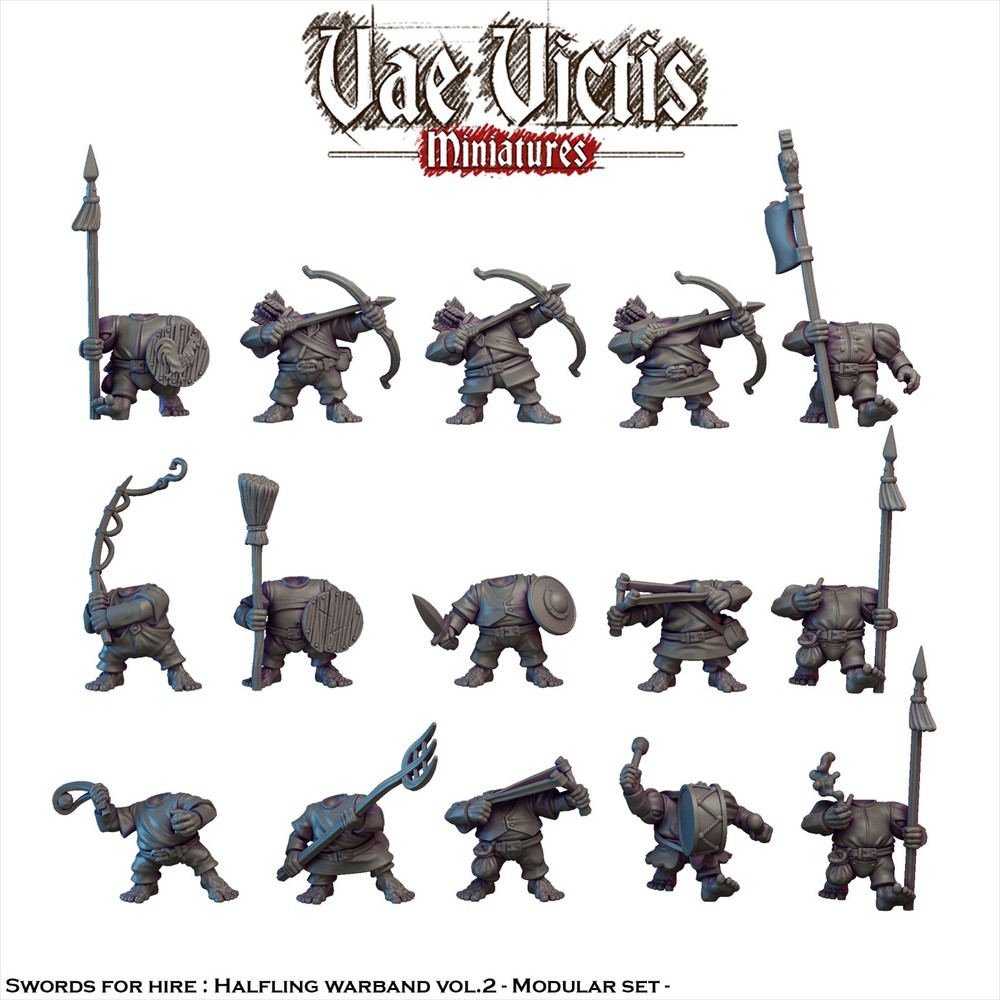 Vae Victis 28mm Halfling Warband 2