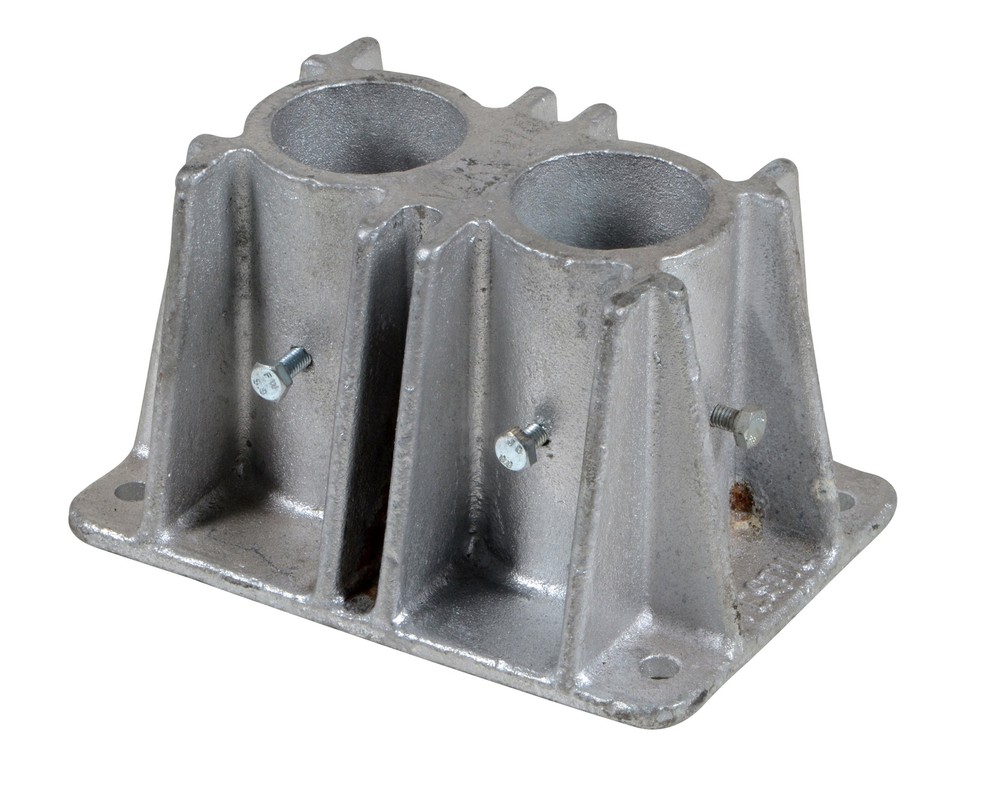 Steel Pipe Safety Railing Double Socket