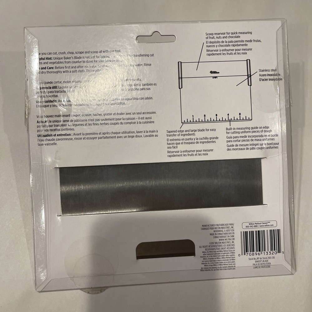 Wilton Cake Baking Baker Blade Chops Scoops And Measures