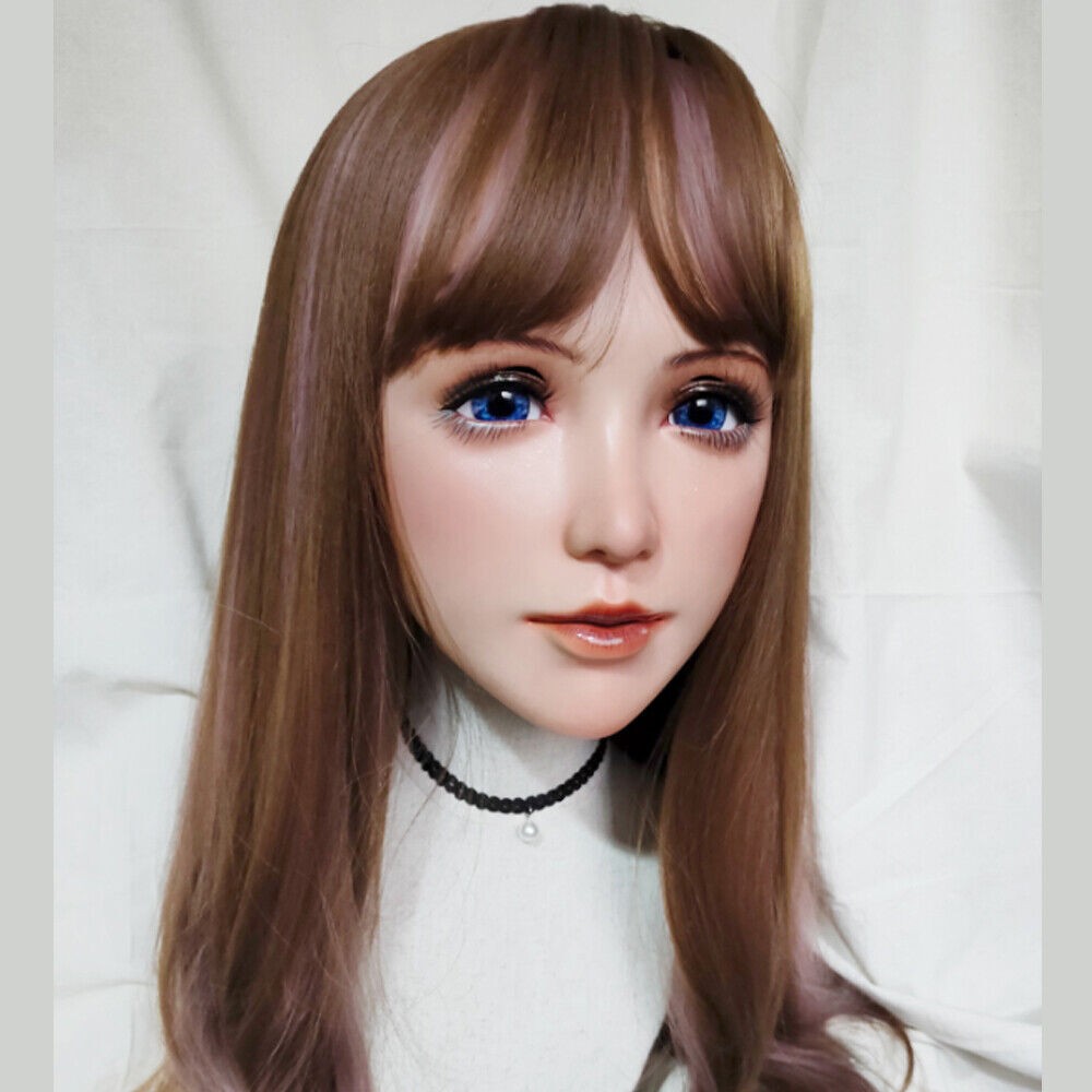KnowU Half Head Shell Headgear BJD Anime Face For Cosplay Simulation Make-up