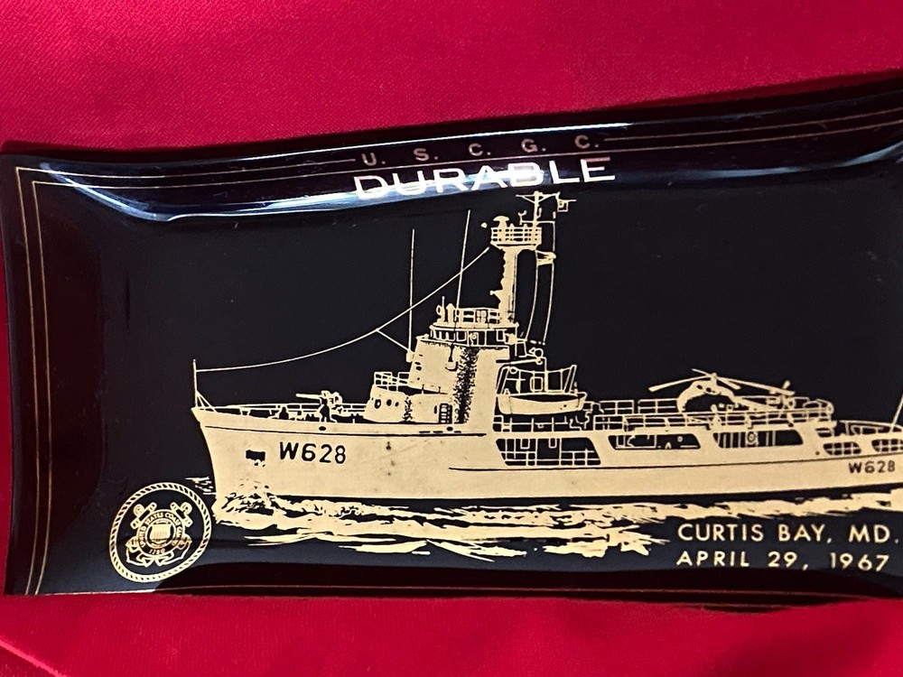 US Coast Guard Cutter Durable Glass Ash Tray
