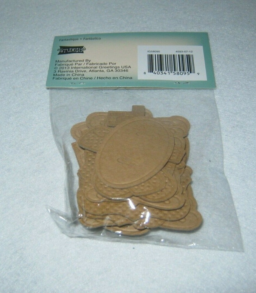 Studio 18 - Chipboard Shapes - 20 Pieces - New Package