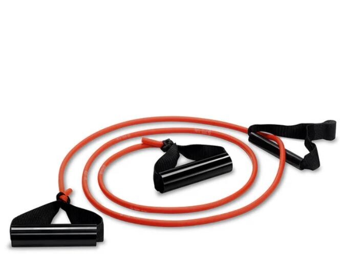 NEW 6 ft. Bilateral Tube With Rubber Saddle Strap - Red - Medium