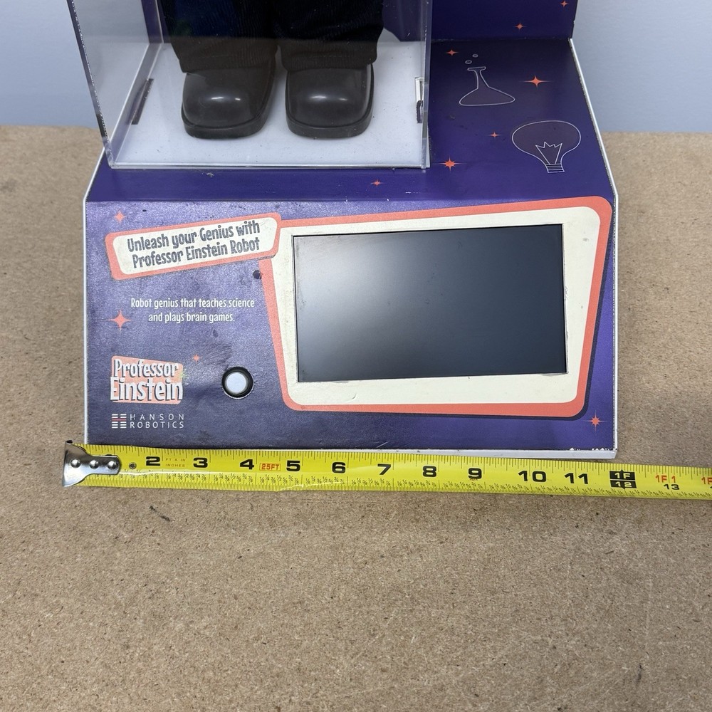 Professor Einstein Robot Hanson Robotics Interactive Tutor Genius STORE DISPLAY
