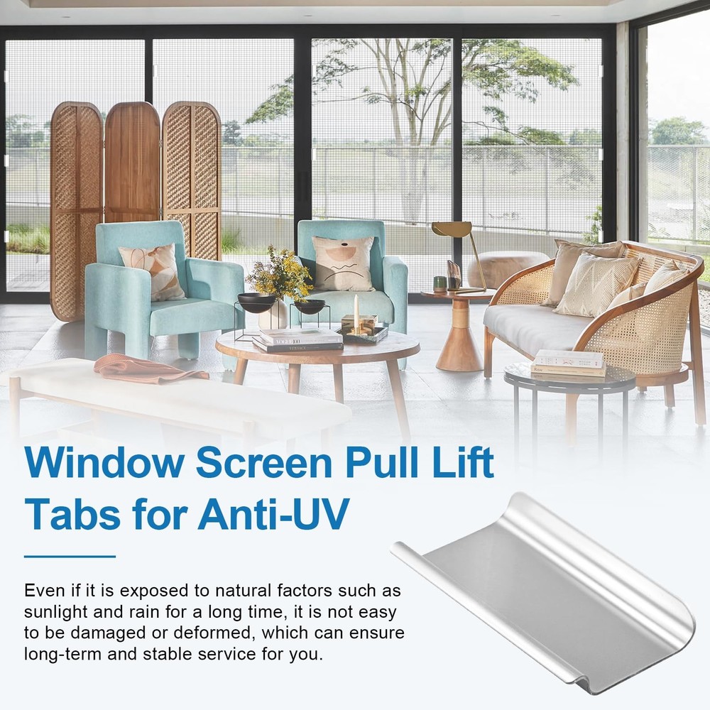 40 Pack Window Screen Pull Tabs, Lift Tabs Replacement...
