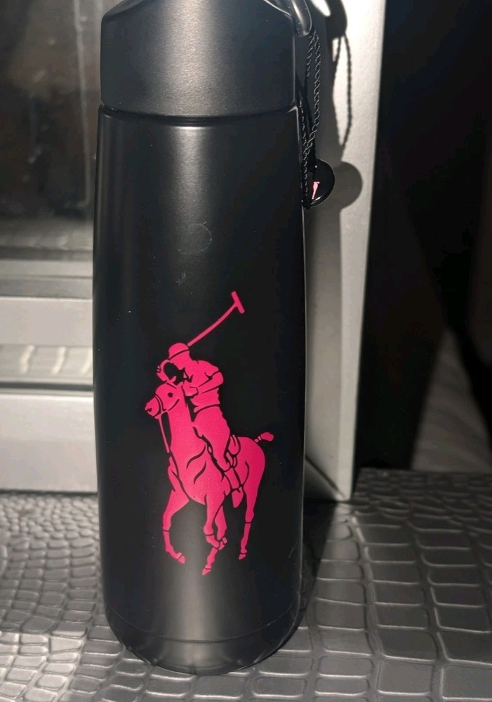 Ralph Lauren Pink Pony Loop Water Bottle