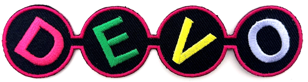 Devo Rock Music Embroidered Iron On Patch Applique