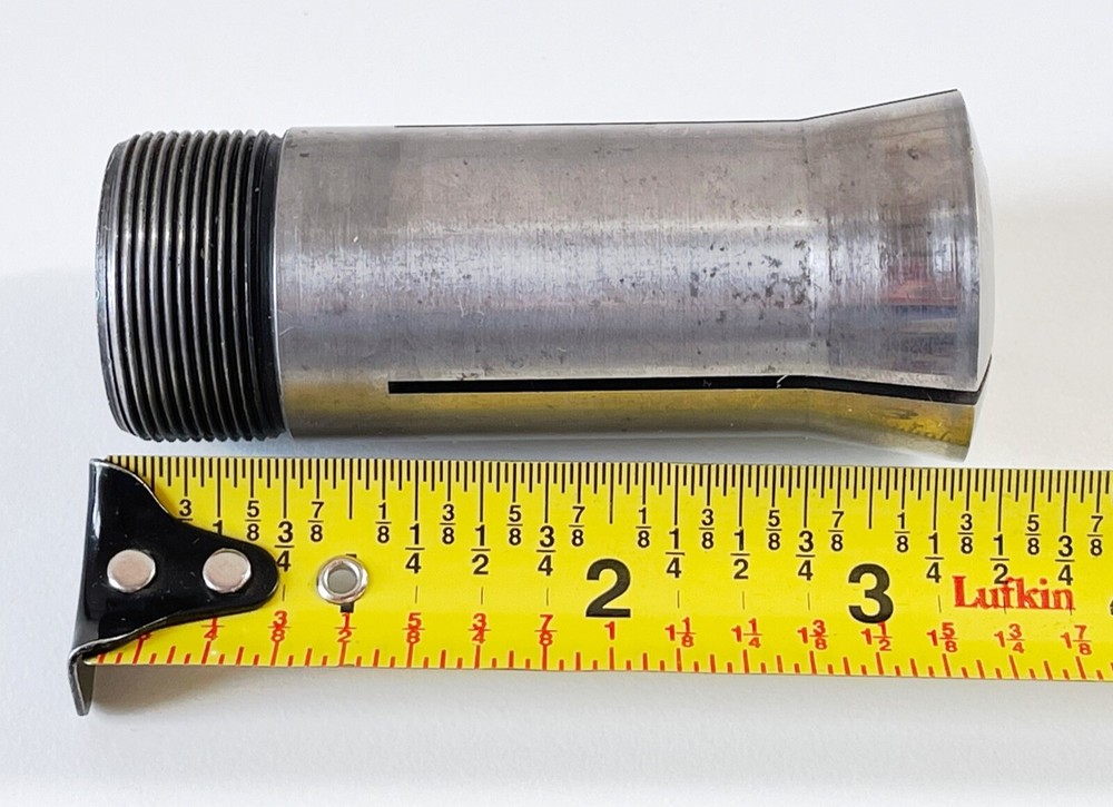 .245" HARDINGE 5C Round Collet External & Internal Threads USA Flat Top