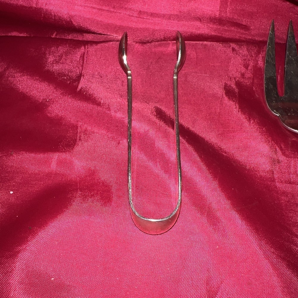 Bremer Silberwarenfabrik Tongs & Cold Meat Fork