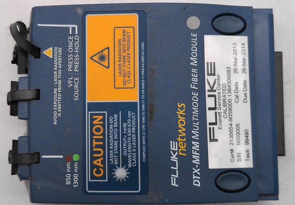 FLUKE NETWORKS DTX-MFM MULTIMODE FIBER MODULE