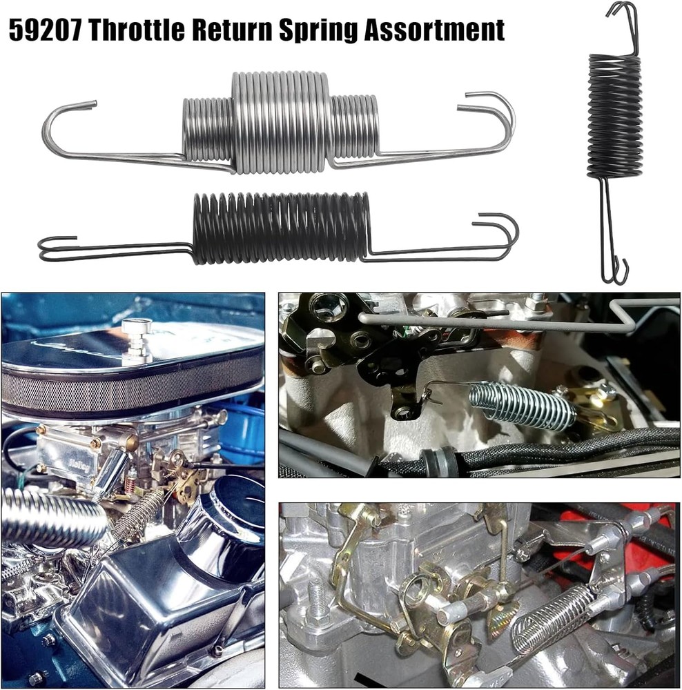 Throttle Return Spring Assortment, Universal Carburetor Return Dual Spring (Comp