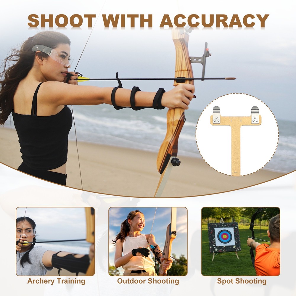 Archery Bows Square 33x9mm for Recurve Compound Bowstrings Archery Yellow