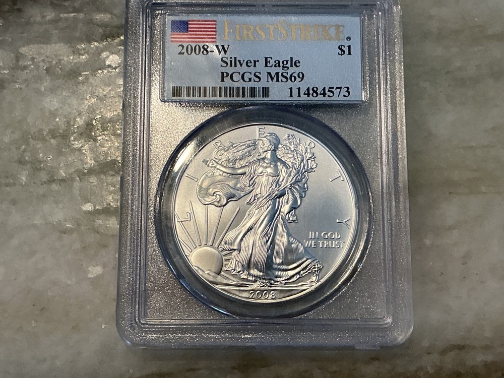 2008-W Silver American Eagle MS69 First Strike