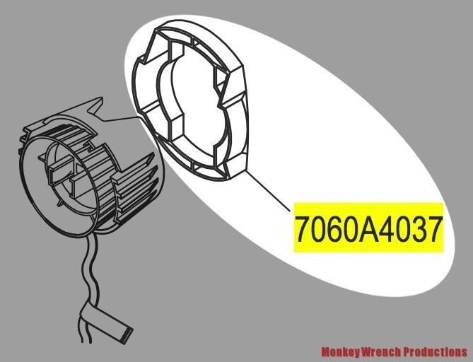 ETC Source Four Part - Back Cap Handle - Insulated, Black Plastic 7060A4037