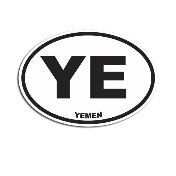 Yemen Oval Sticker