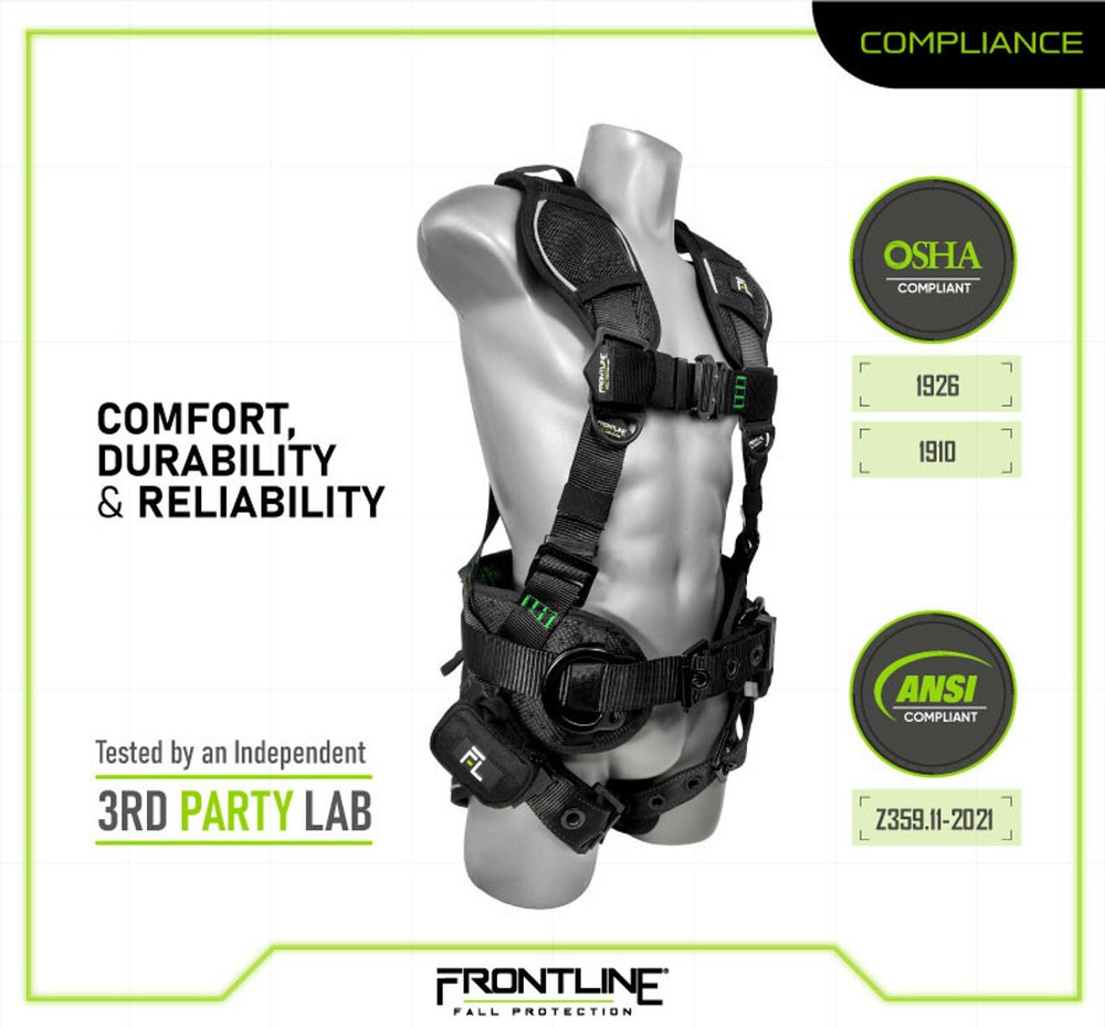 Frontline 250CTB Elite Construction Harness Aluminum Hardware